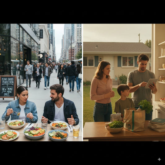 The Vegan Food Divide: Big Cities vs. Suburban Areas—Why the Difference and How Suburban Residents Can Bridge the Gap
