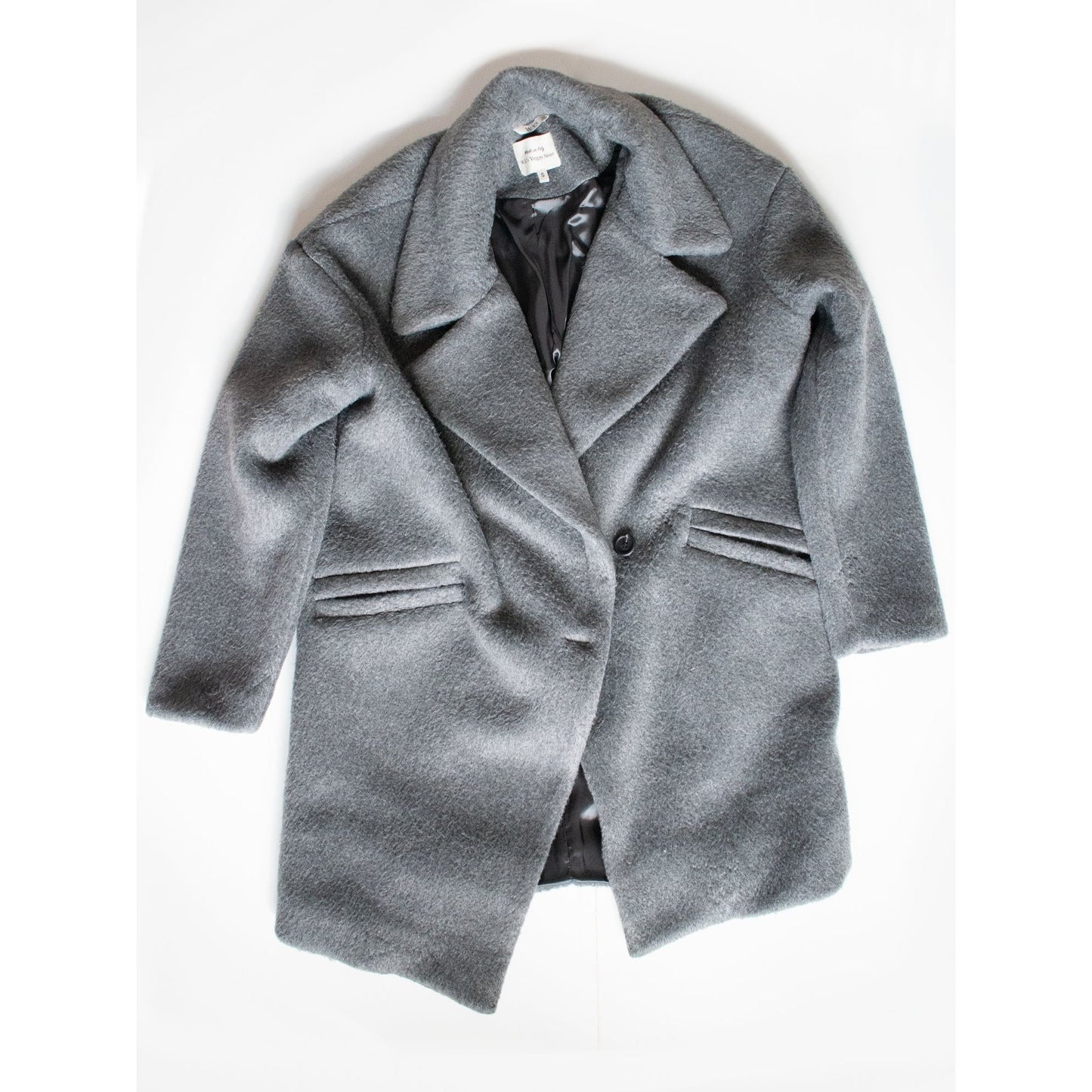 Vegan Wool Oversize Coat