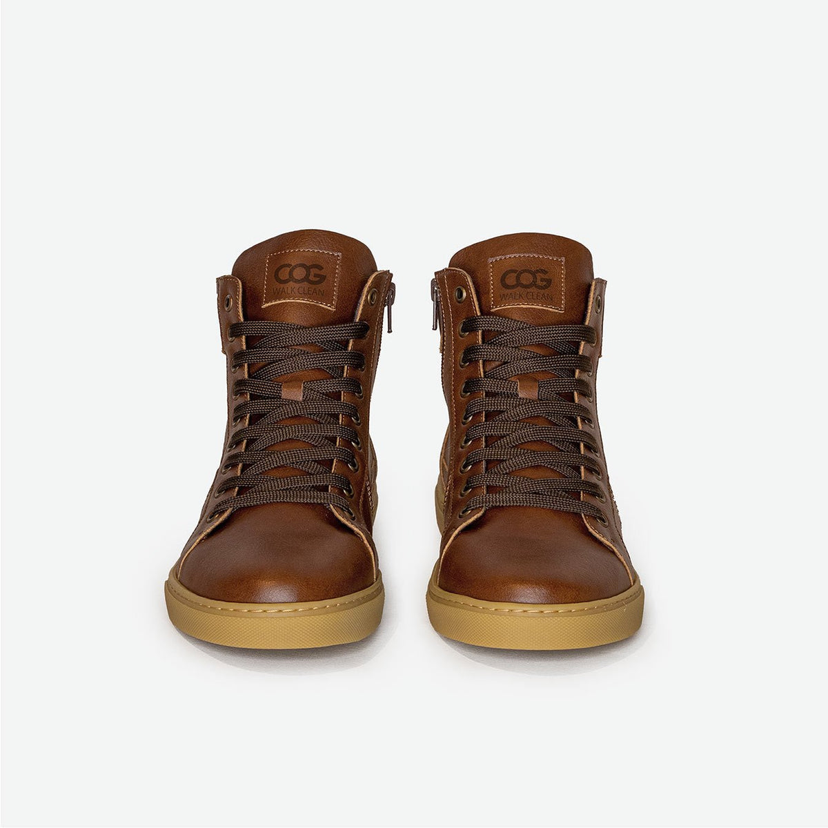 Wallace - Brown Zipper - Vegan America