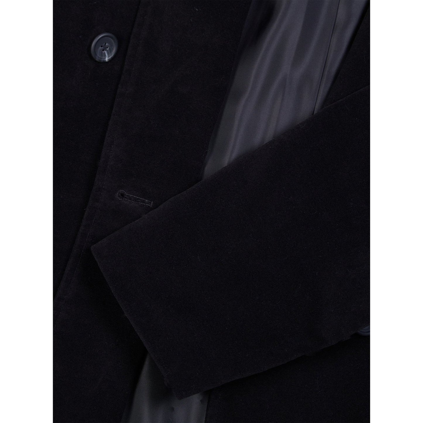Double Breasted Vegan Wool Coat