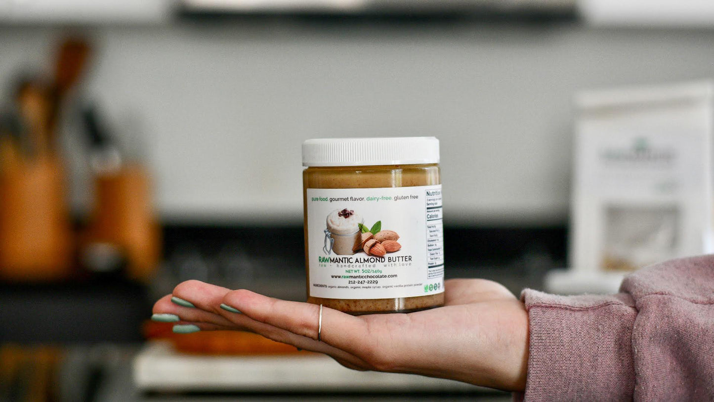 Raw Creamy Almond Butter. 5oz - Vegan America