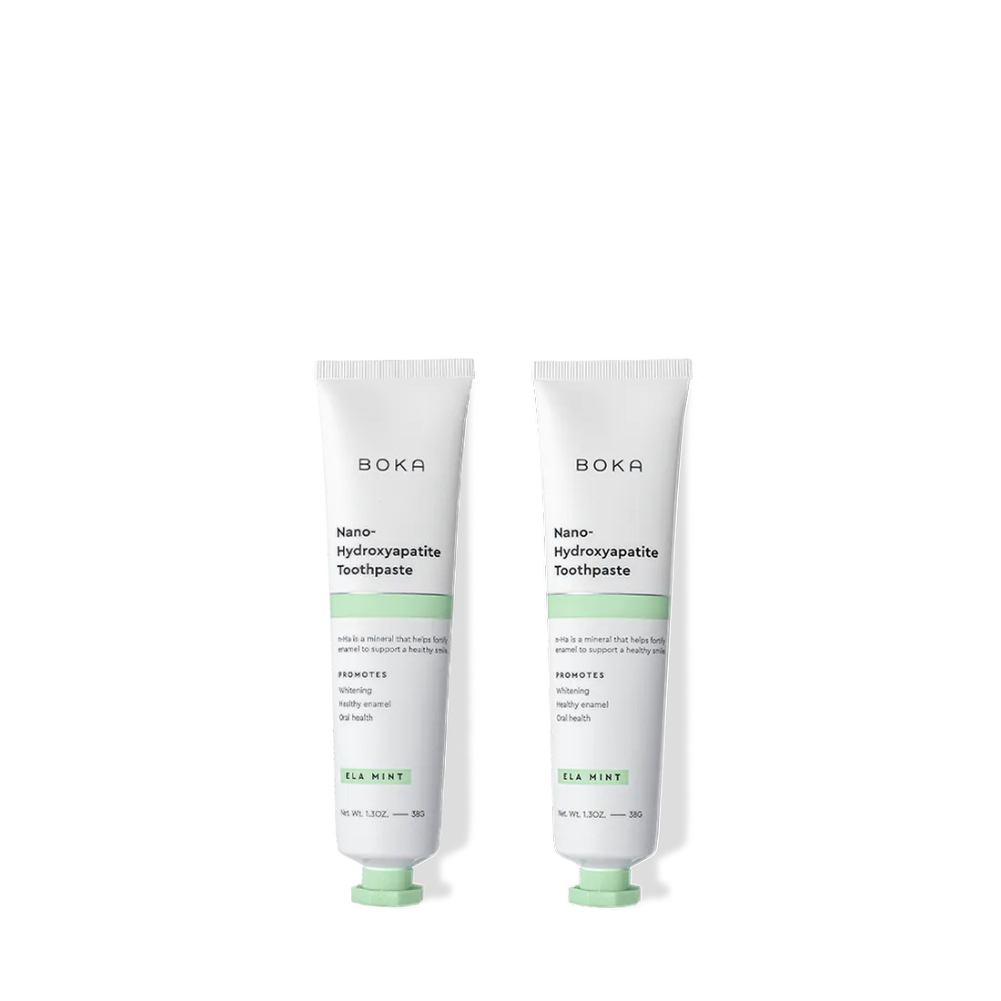 Two tubes of Travel Duo n-Ha Toothpaste 2-Pack on a white background.