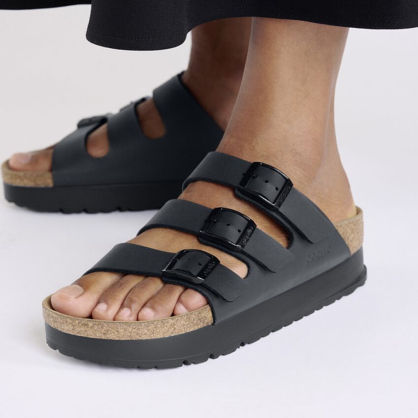 Florida Platform Vegan in Black from Birkenstock