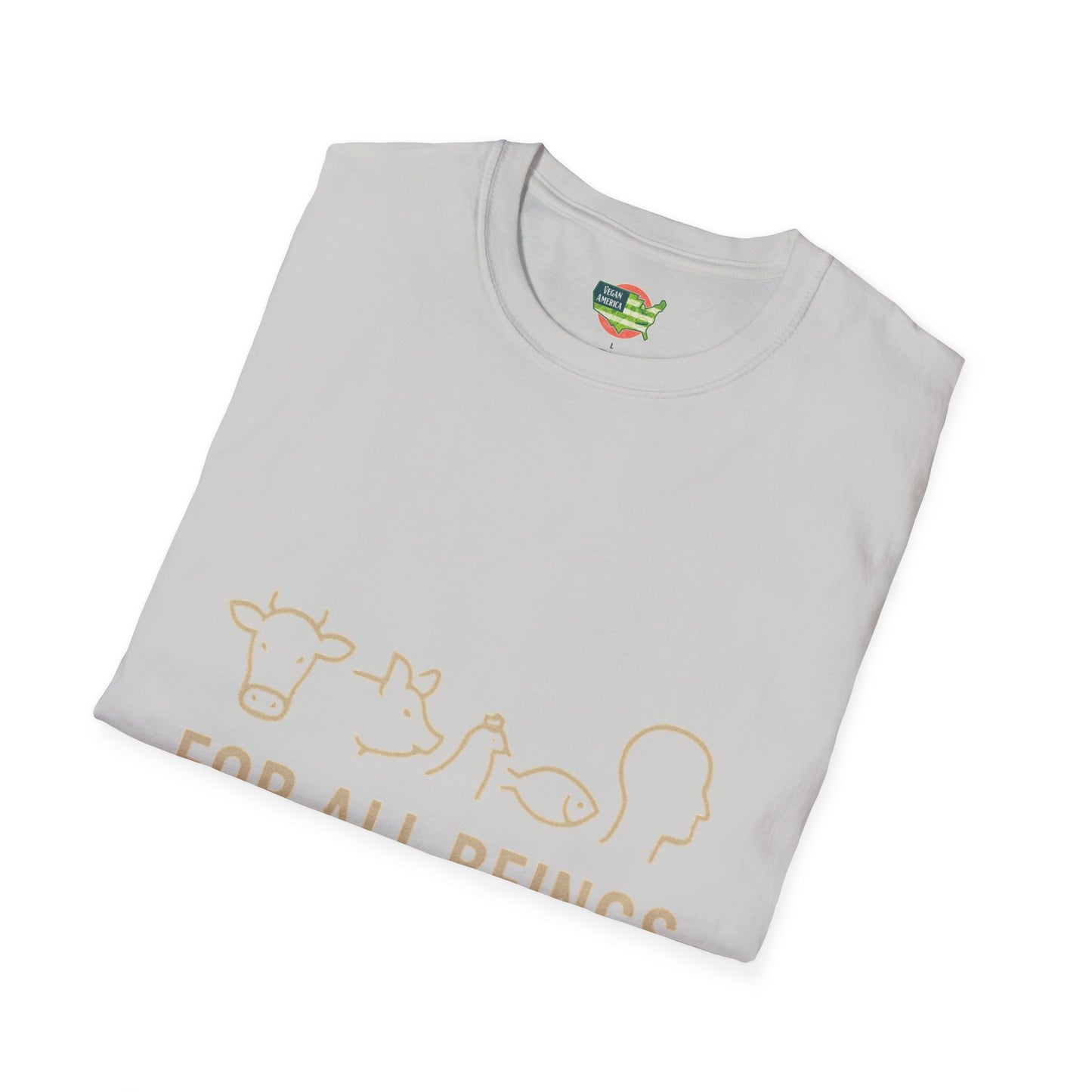 Unisex Vegan America T-Shirt, Eco-Friendly Apparel, Plant-Based Lifestyle Shirt, Perfect Gift for Vegans, Animal Rights Awareness Wear