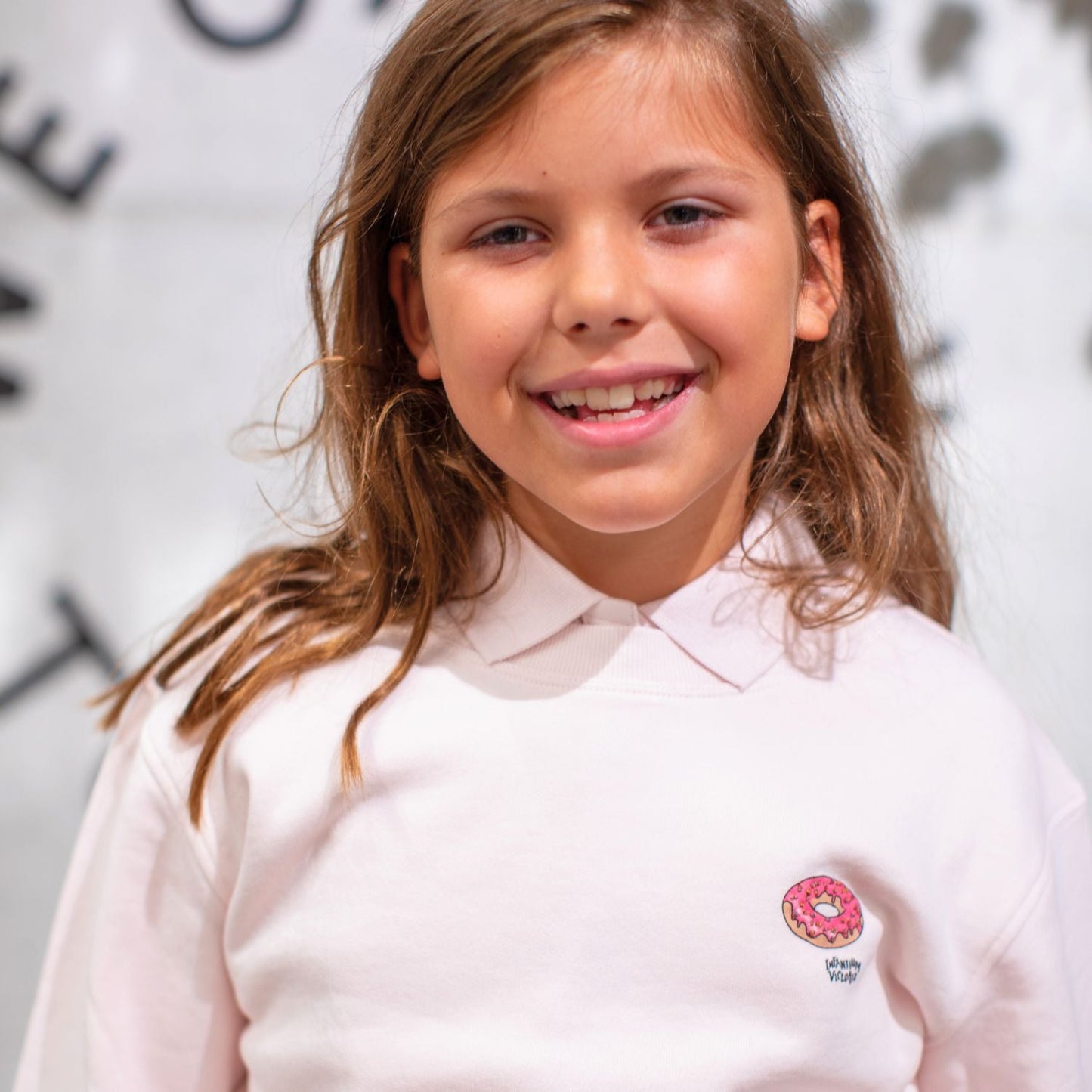 Pink Girls and Boys Sweatshirt