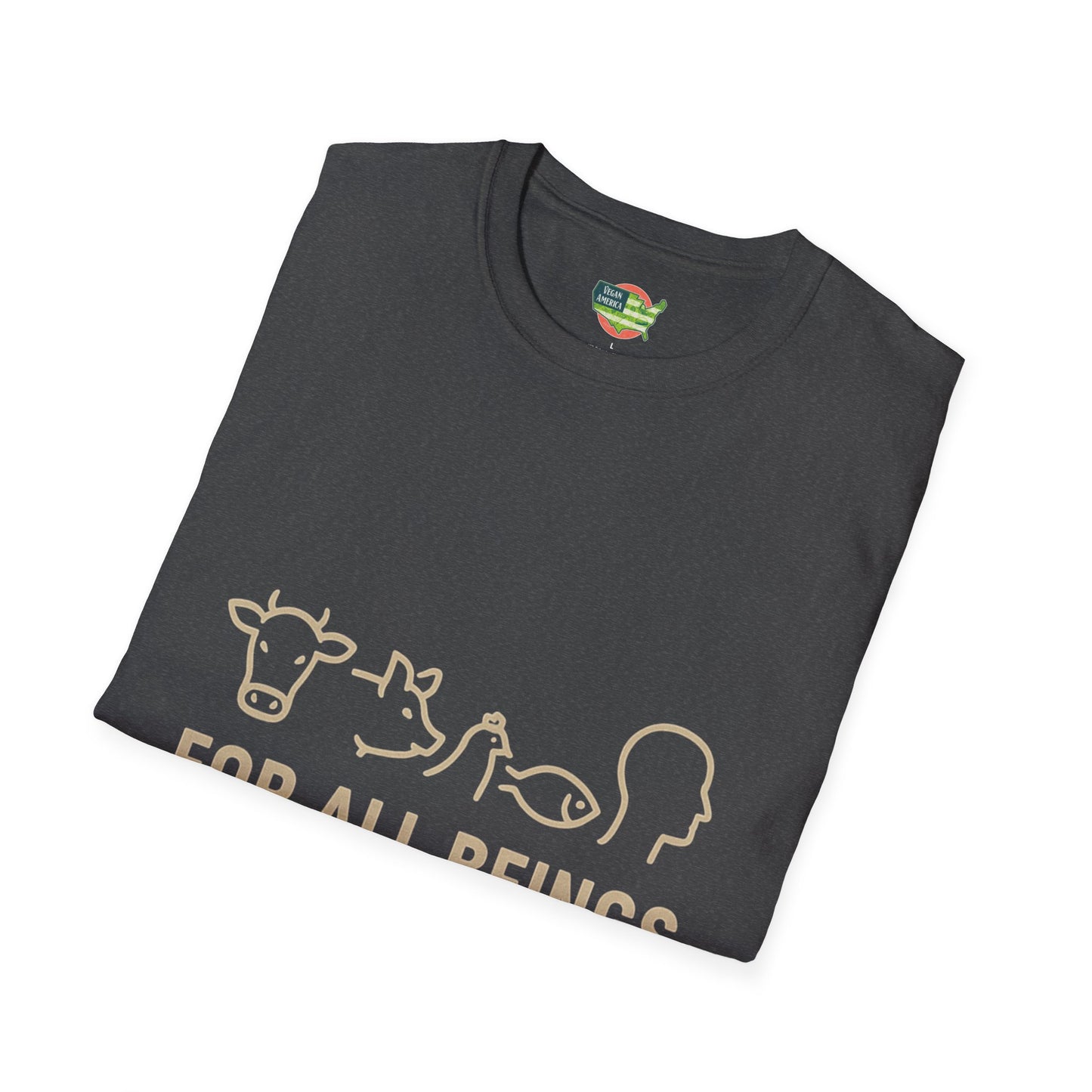 Unisex Vegan America T-Shirt, Eco-Friendly Apparel, Plant-Based Lifestyle Shirt, Perfect Gift for Vegans, Animal Rights Awareness Wear