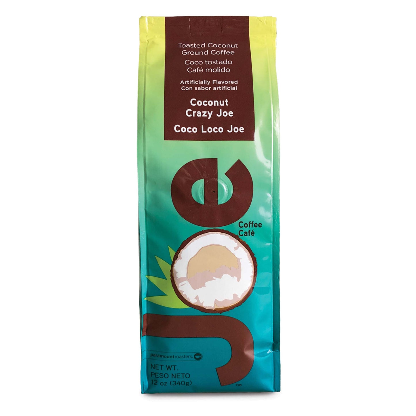 Joe Knows Coffee® Coconut Crazy Joe 12oz Flavored Ground Coffee - Vegan America