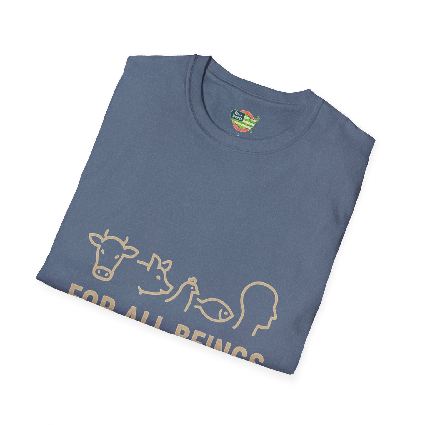 Unisex Vegan America T-Shirt, Eco-Friendly Apparel, Plant-Based Lifestyle Shirt, Perfect Gift for Vegans, Animal Rights Awareness Wear