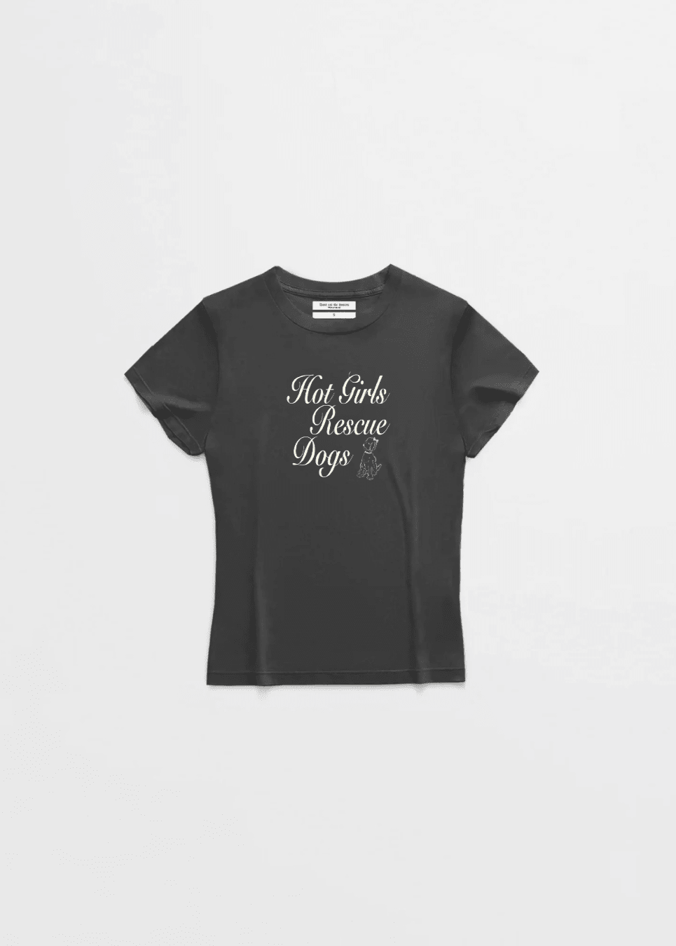 HOT GIRLS RESCUE DOGS BABY TEE - Vegan America