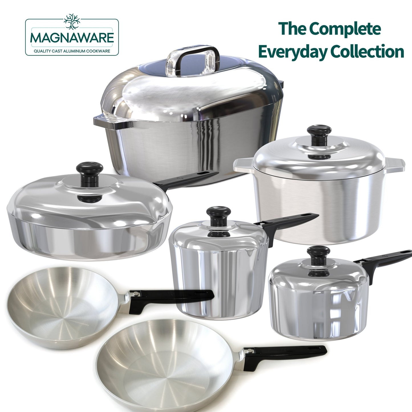 Magnaware 13 Piece Signature Cookware Set — Complete Everyday Collection - Vegan America