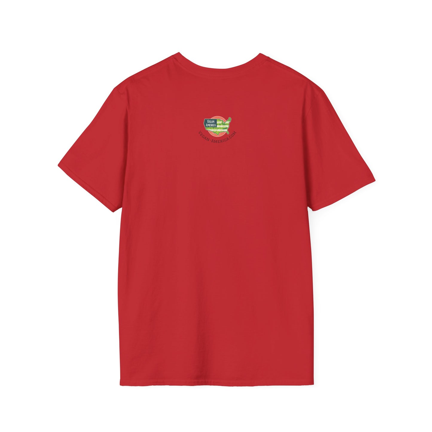 Unisex Vegan America T-Shirt, Eco-Friendly Apparel, Plant-Based Lifestyle Shirt, Perfect Gift for Vegans, Animal Rights Awareness Wear