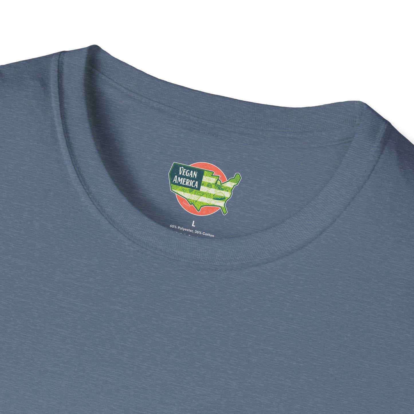 Unisex Vegan America T-Shirt, Eco-Friendly Apparel, Plant-Based Lifestyle Shirt, Perfect Gift for Vegans, Animal Rights Awareness Wear