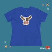 Christmas Cow - Women's Style B&C 6400 - Vegan America