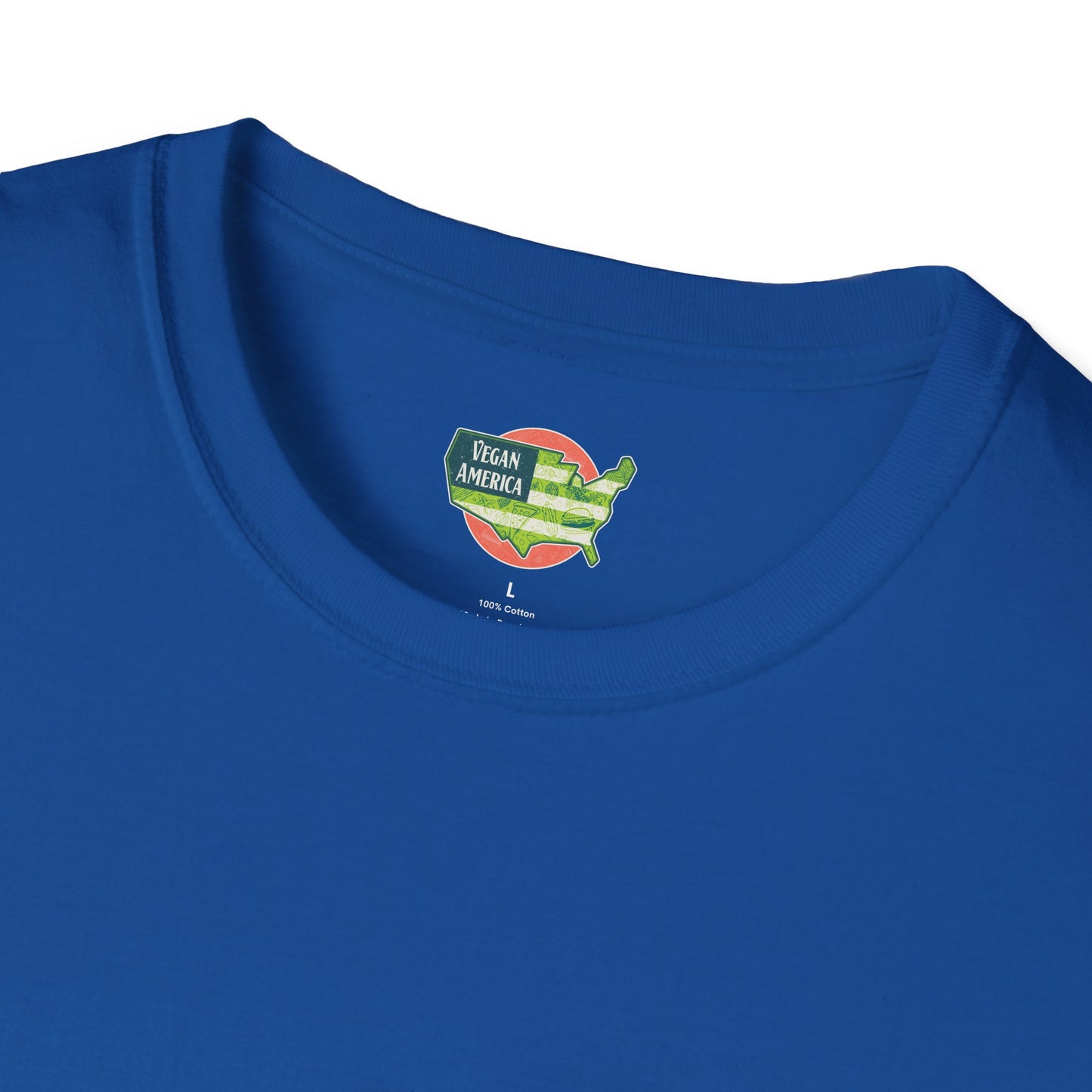 Unisex Vegan America T-Shirt, Eco-Friendly Apparel, Plant-Based Lifestyle Shirt, Perfect Gift for Vegans, Animal Rights Awareness Wear