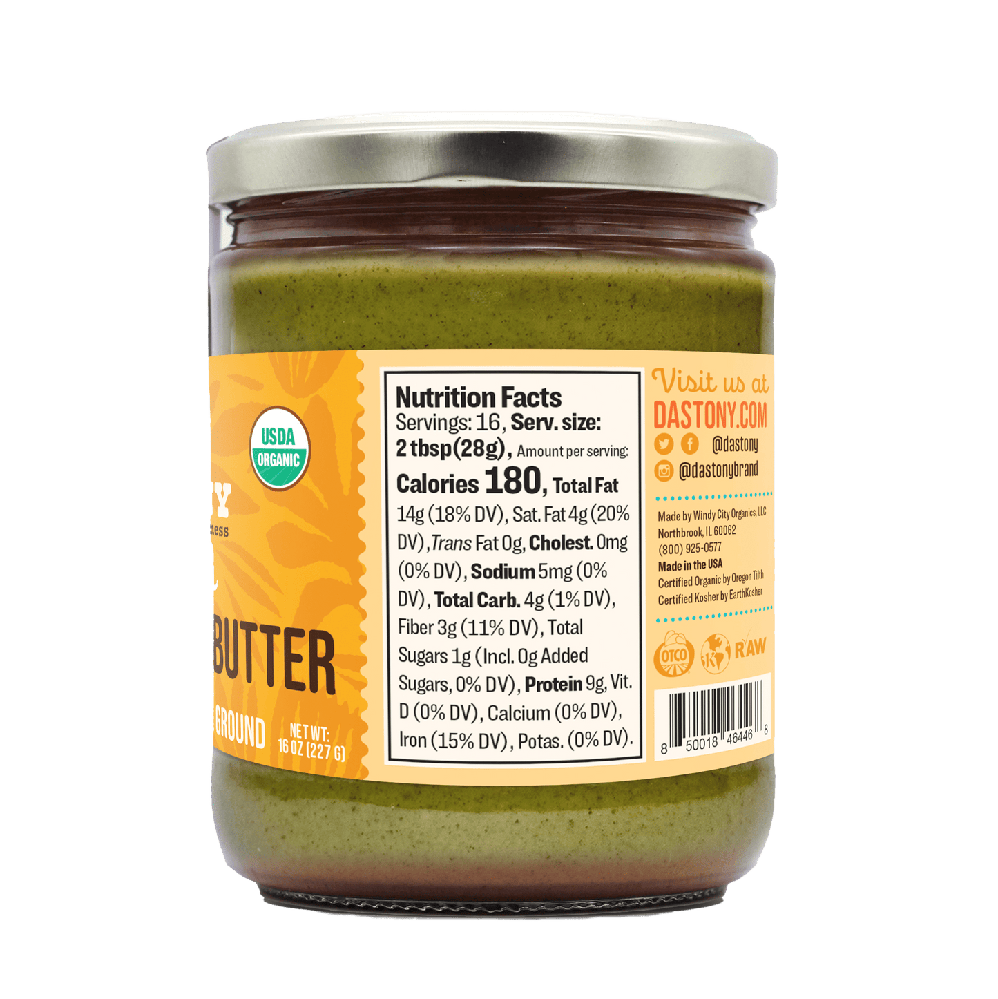 Organic Sprouted Pumpkin Seed Butter - Vegan America