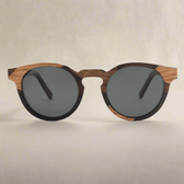 Willow – Masterpiece Mixed Veneer Wood Sunglasses - Vegan America