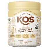 KOS Organic Plant Protein, Vanilla, 10 Servings - Vegan America