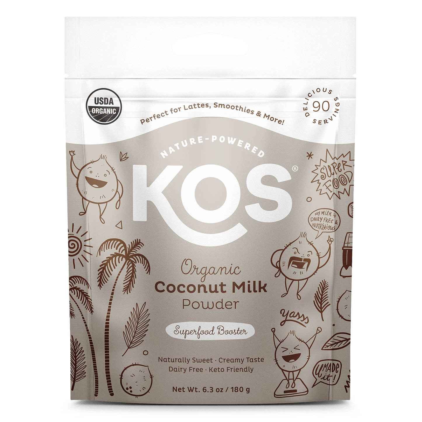 Organic Coconut Milk Powder, 90 Servings