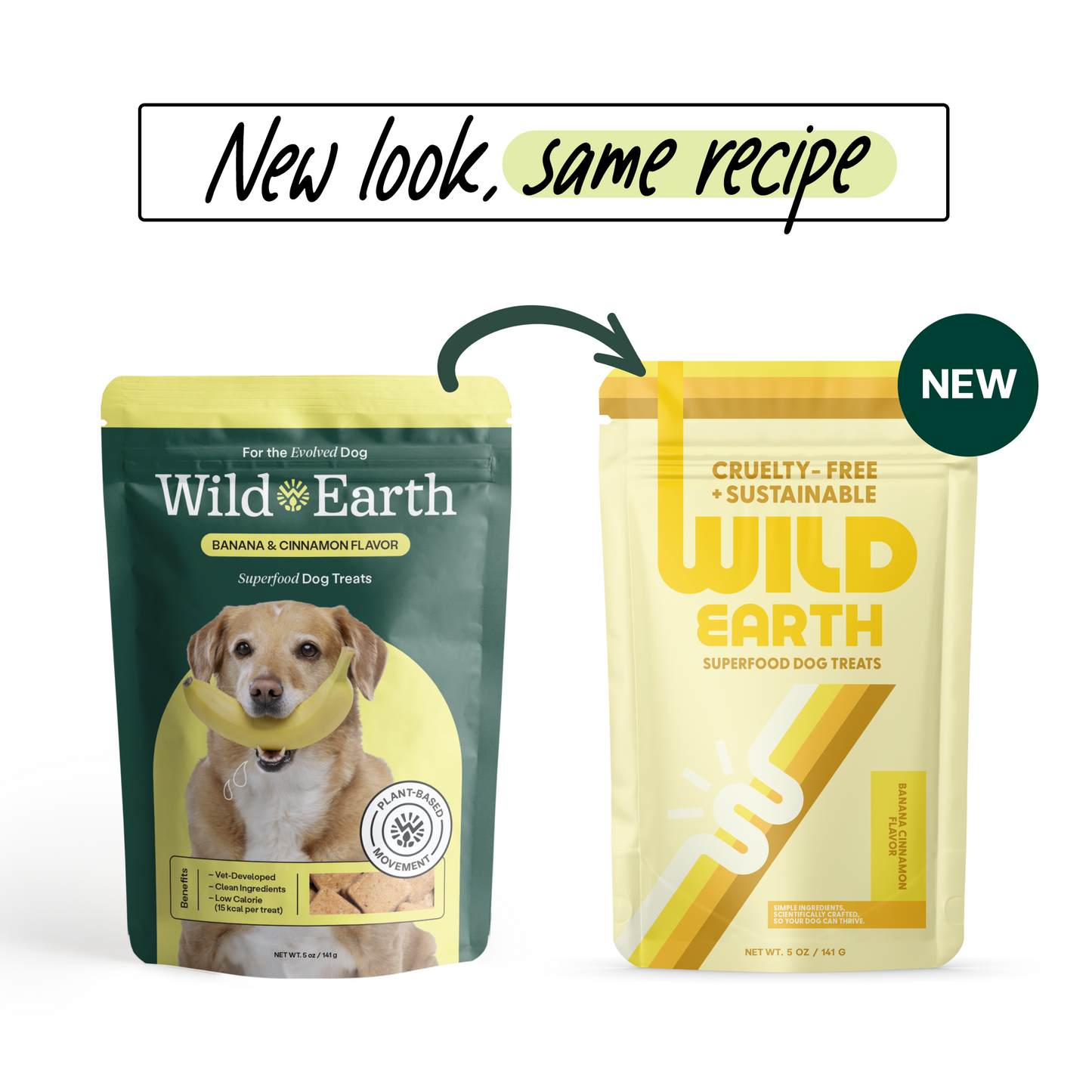 3 Pack - Superfood Dog Treats with Koji (5 oz per bag)