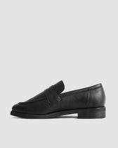 Dakota Loafers Black black women's moccasins - Vegan America