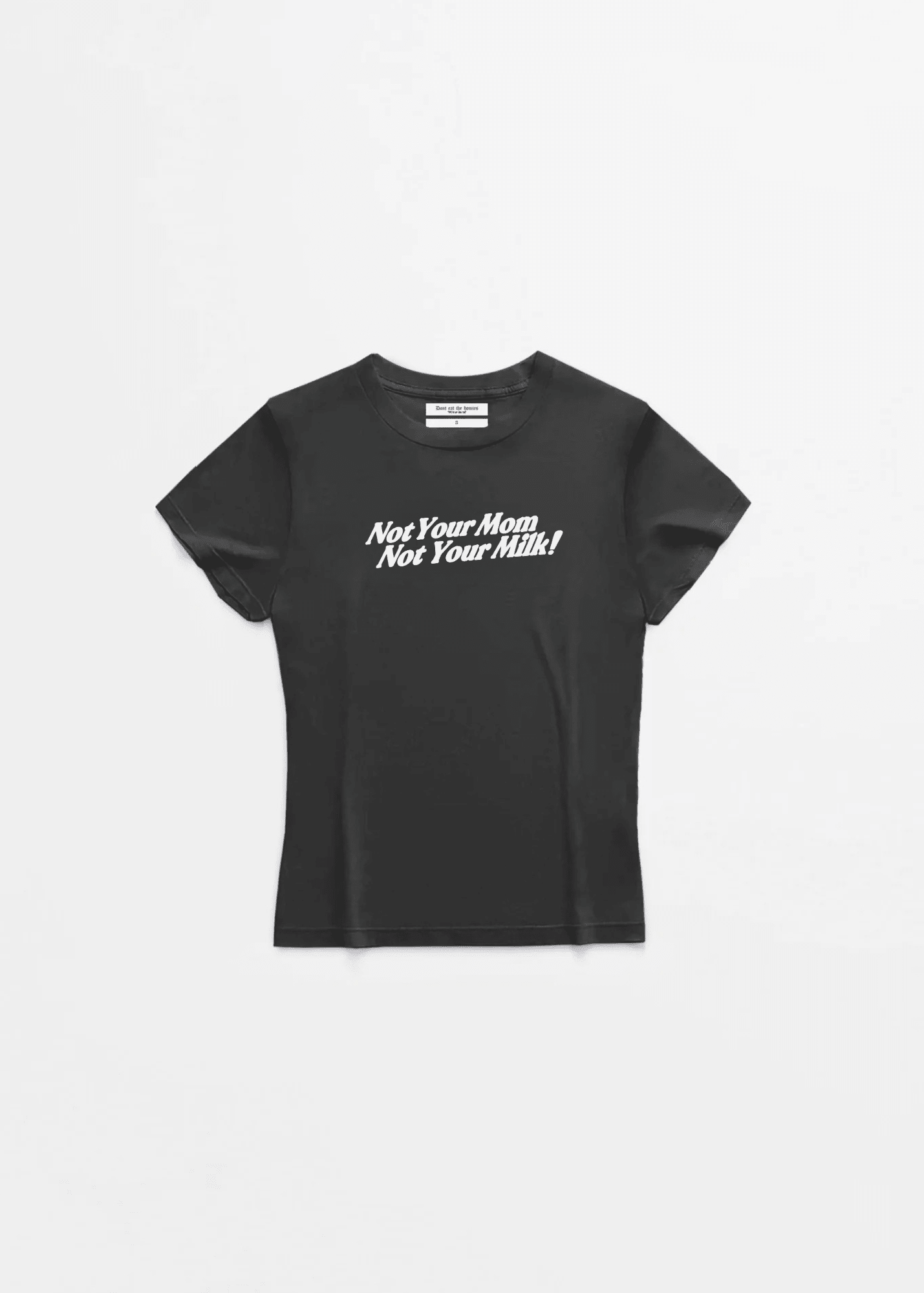 NOT YOUR MILK BABY TEE - Vegan America