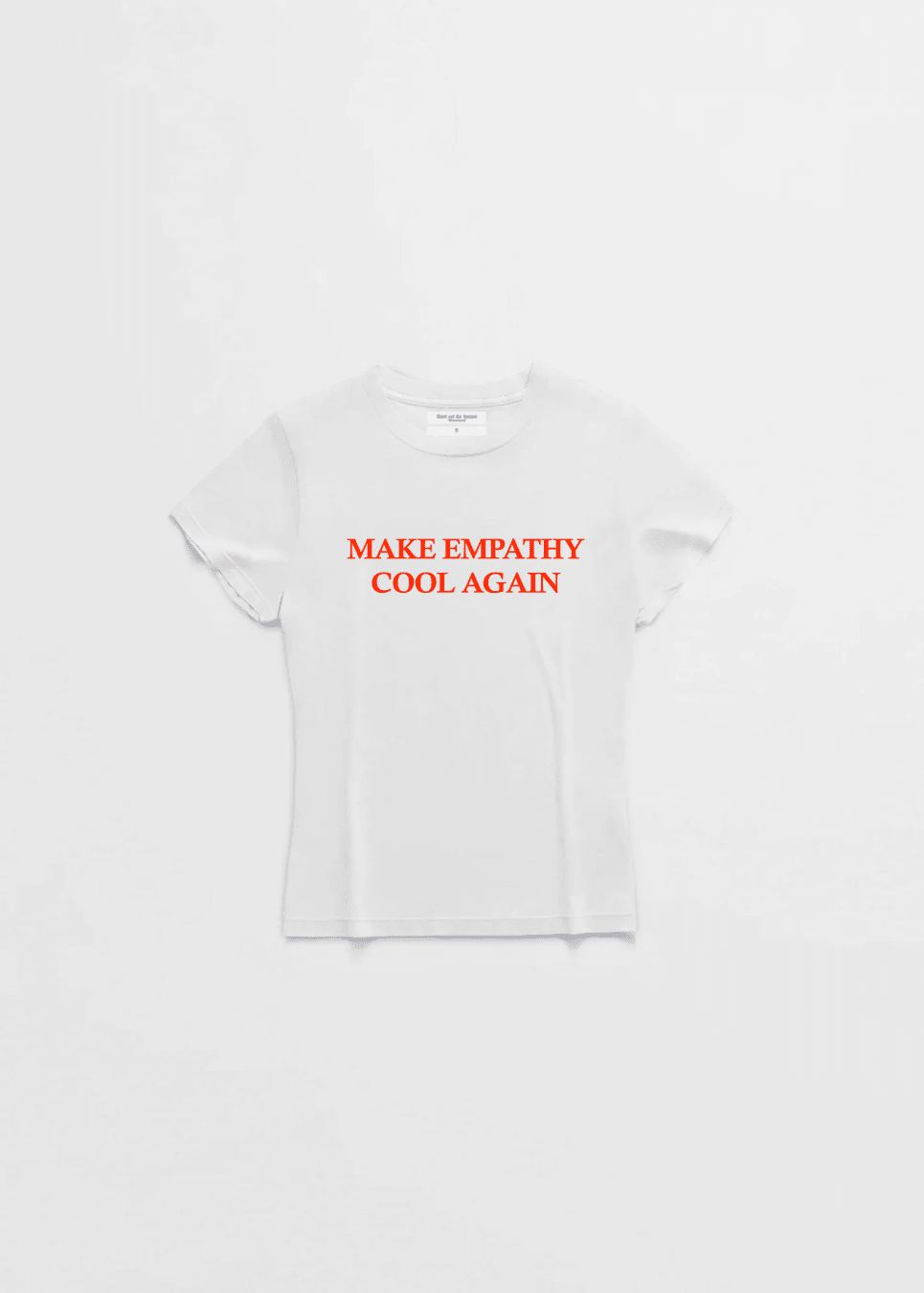 MAKE EMPATHY COOL AGAIN BABY TEE - Vegan America