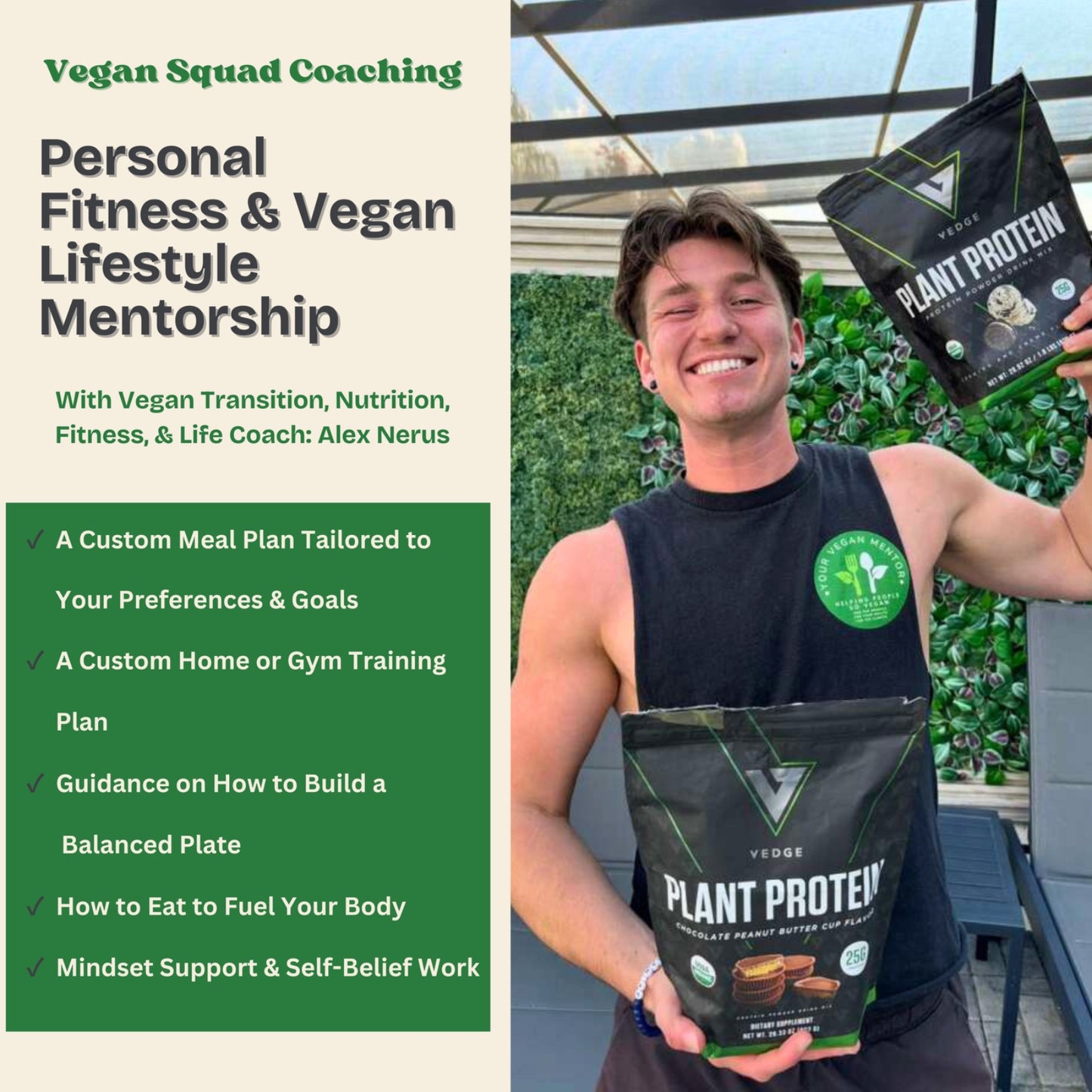 Personal Fitness & Vegan Lifestyle Mentorship