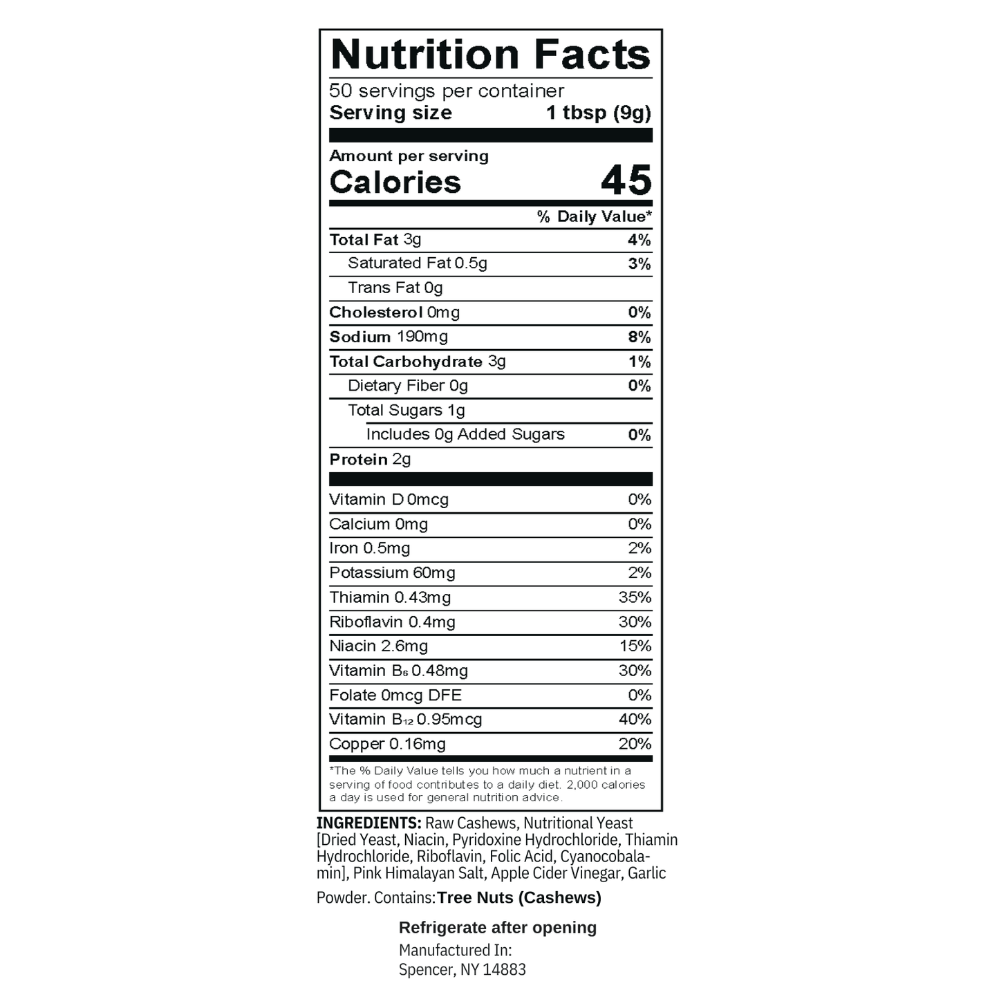 1 Pound Bulk Bag - Vegan America