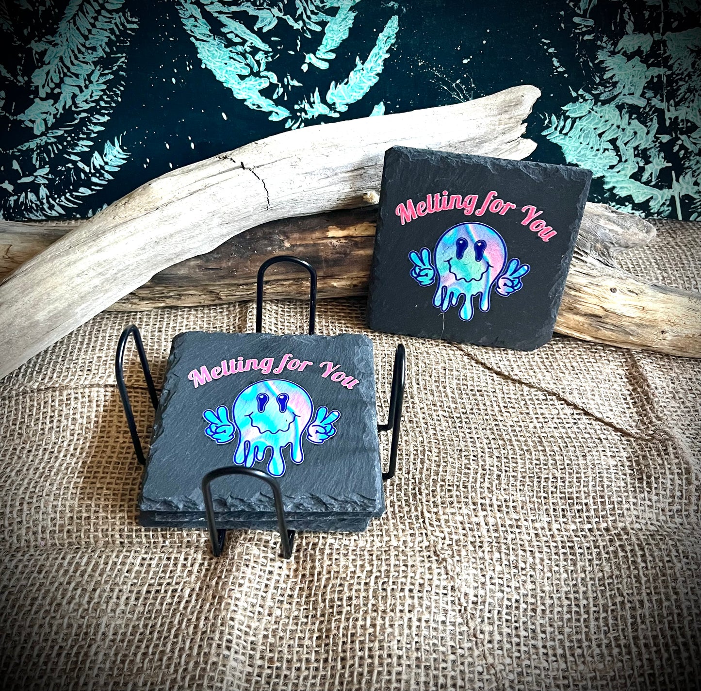 Stone Logo Coasters set of 4