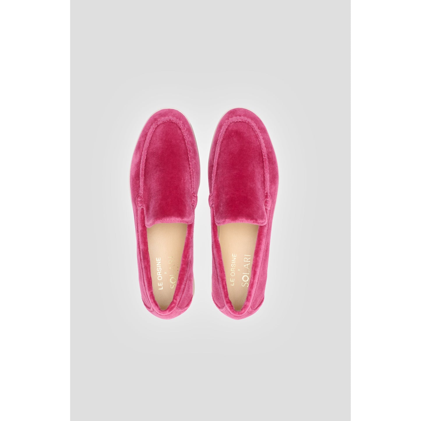 Vegan Velvet Loafer Pink