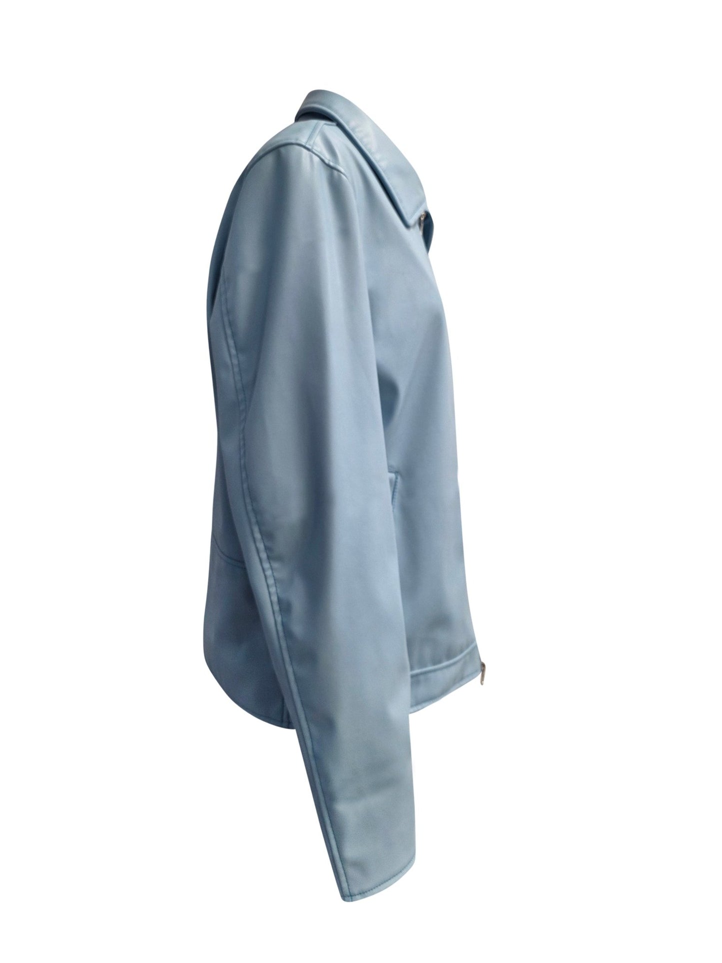 Men’s Olive Leather Jacket - Vegan America