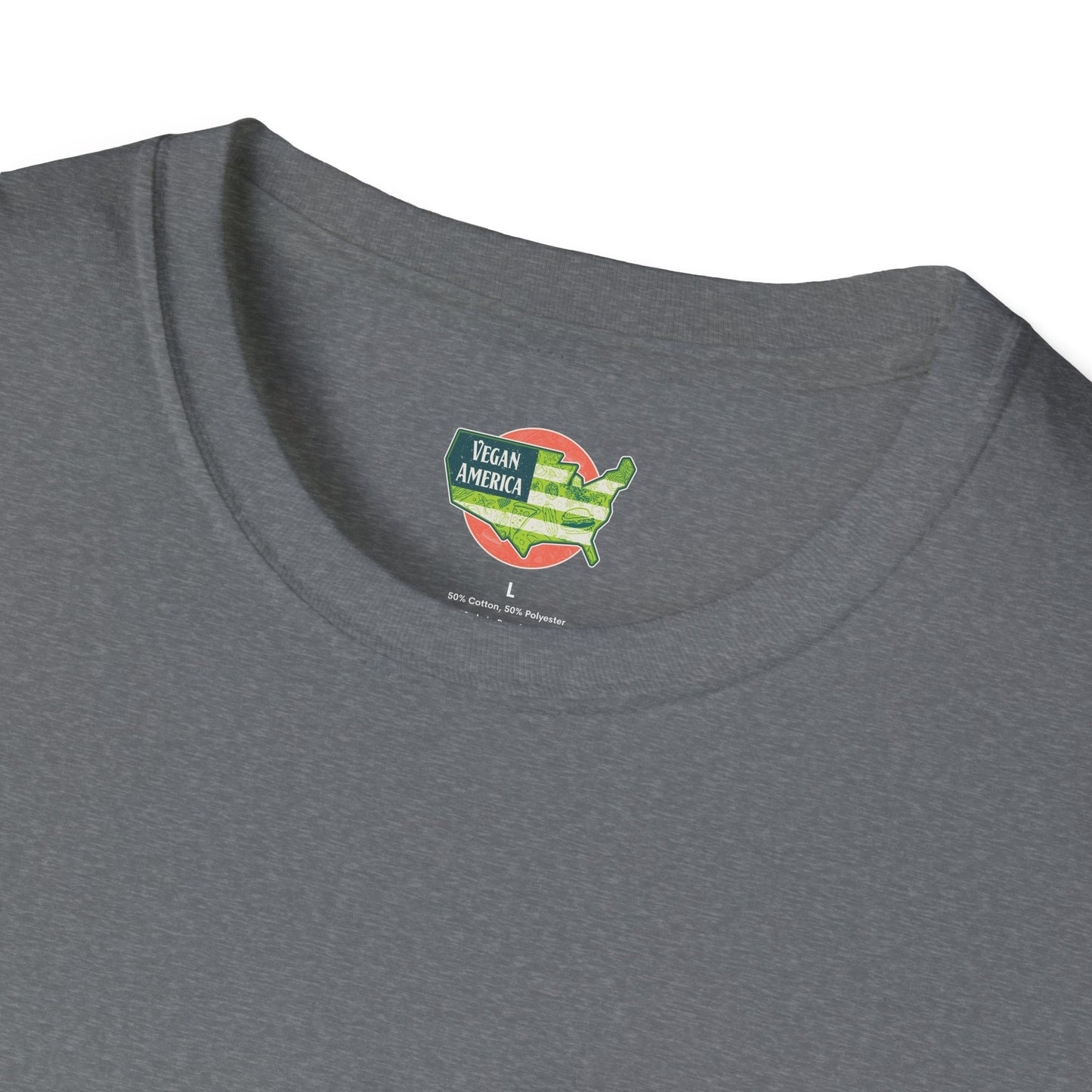 Unisex Vegan America T-Shirt, Eco-Friendly Apparel, Plant-Based Lifestyle Shirt, Perfect Gift for Vegans, Animal Rights Awareness Wear