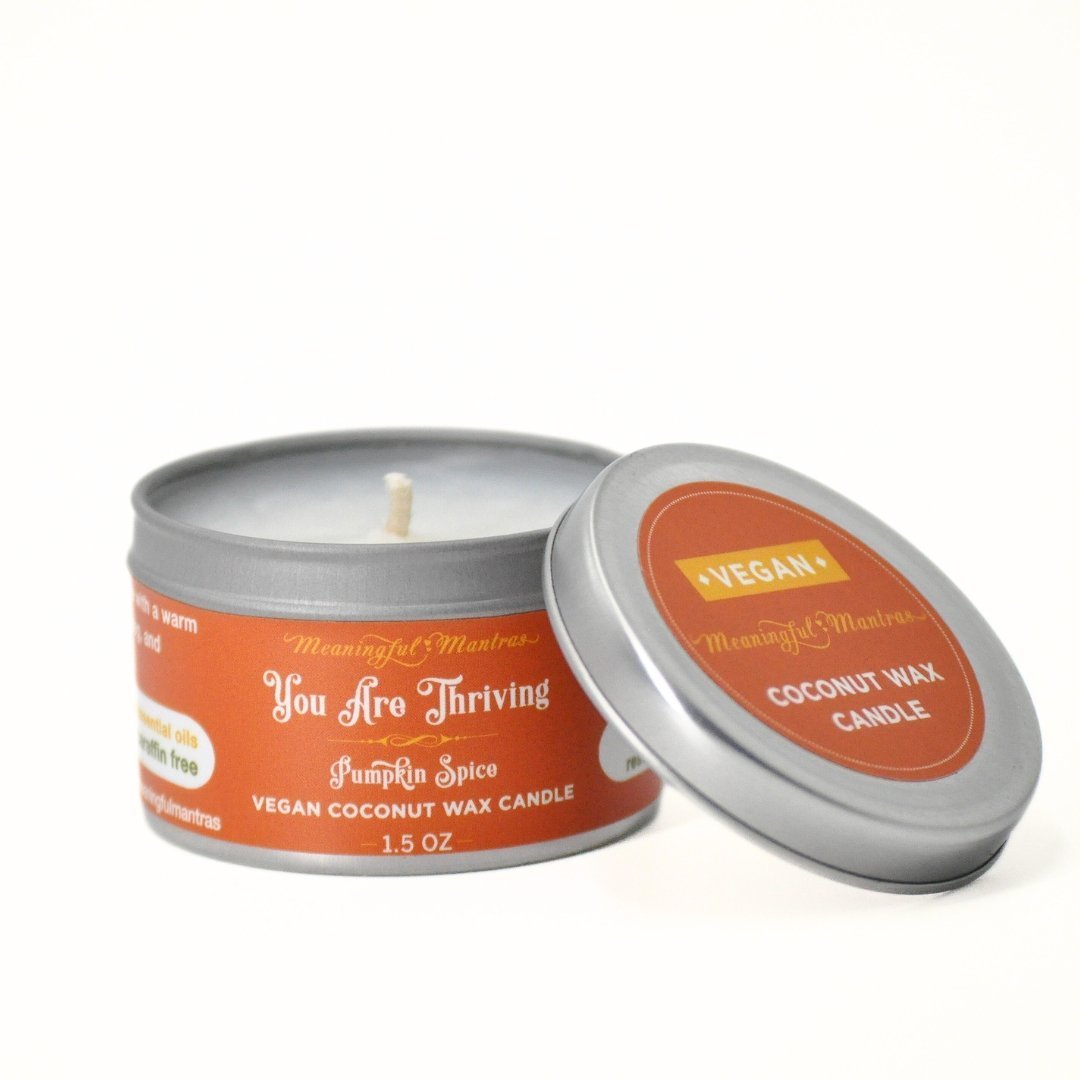 1.5oz Pumpkin Spice Tin Candle - Vegan America