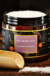 You Are Relaxing Lavender & Tangerine 14oz Epsom Salt - Vegan America