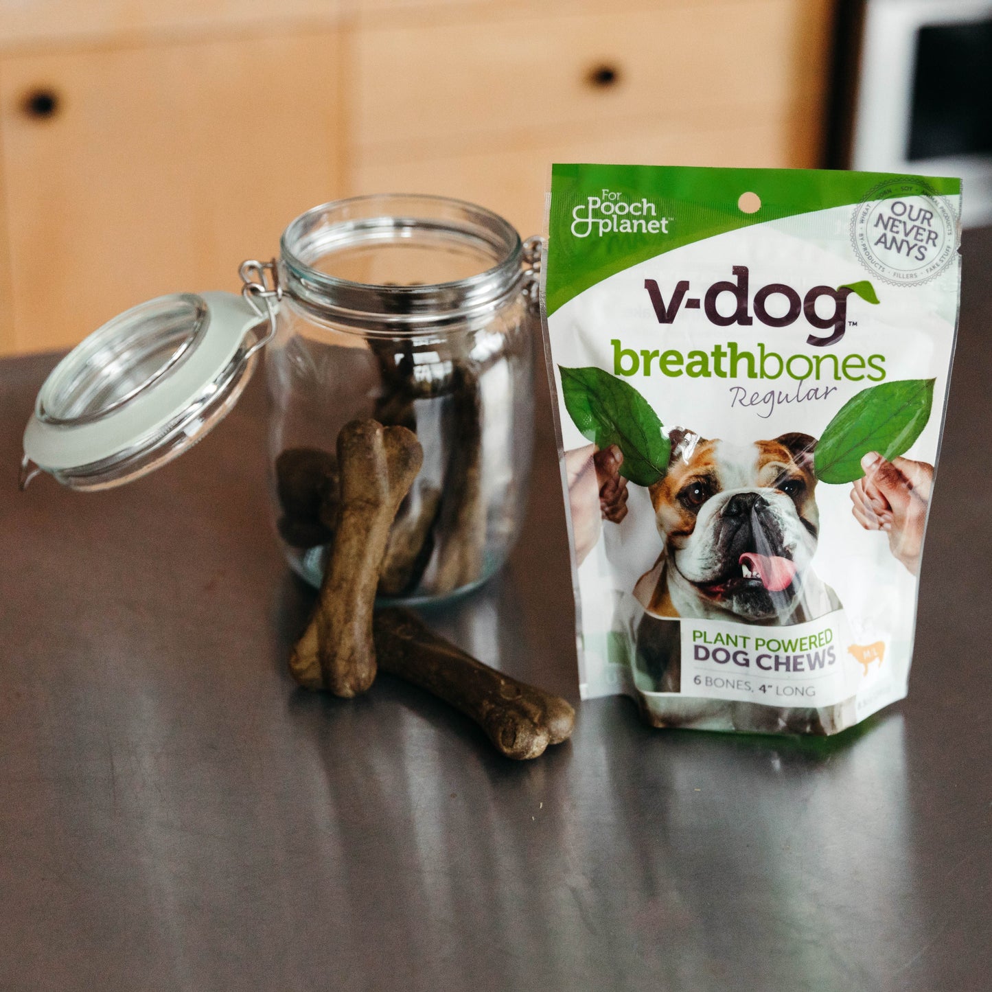 v-dog breath bones