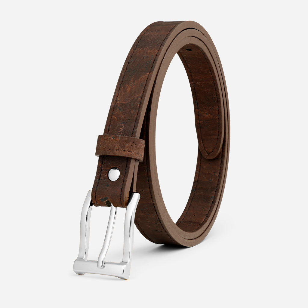 2 Cork_Belt_Silver-Buckle_Black_color #color_brown