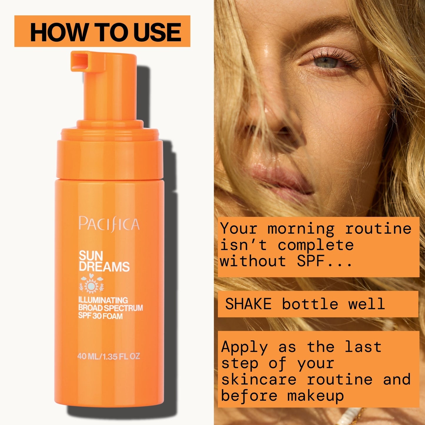 Sun Dreams Illuminating Broad Spectrum SPF 30 Foam