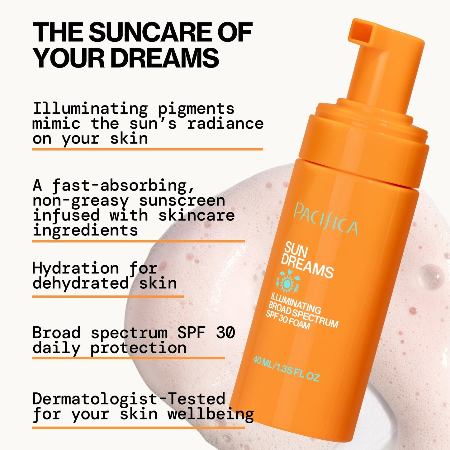 Sun Dreams Illuminating Broad Spectrum SPF 30 Foam