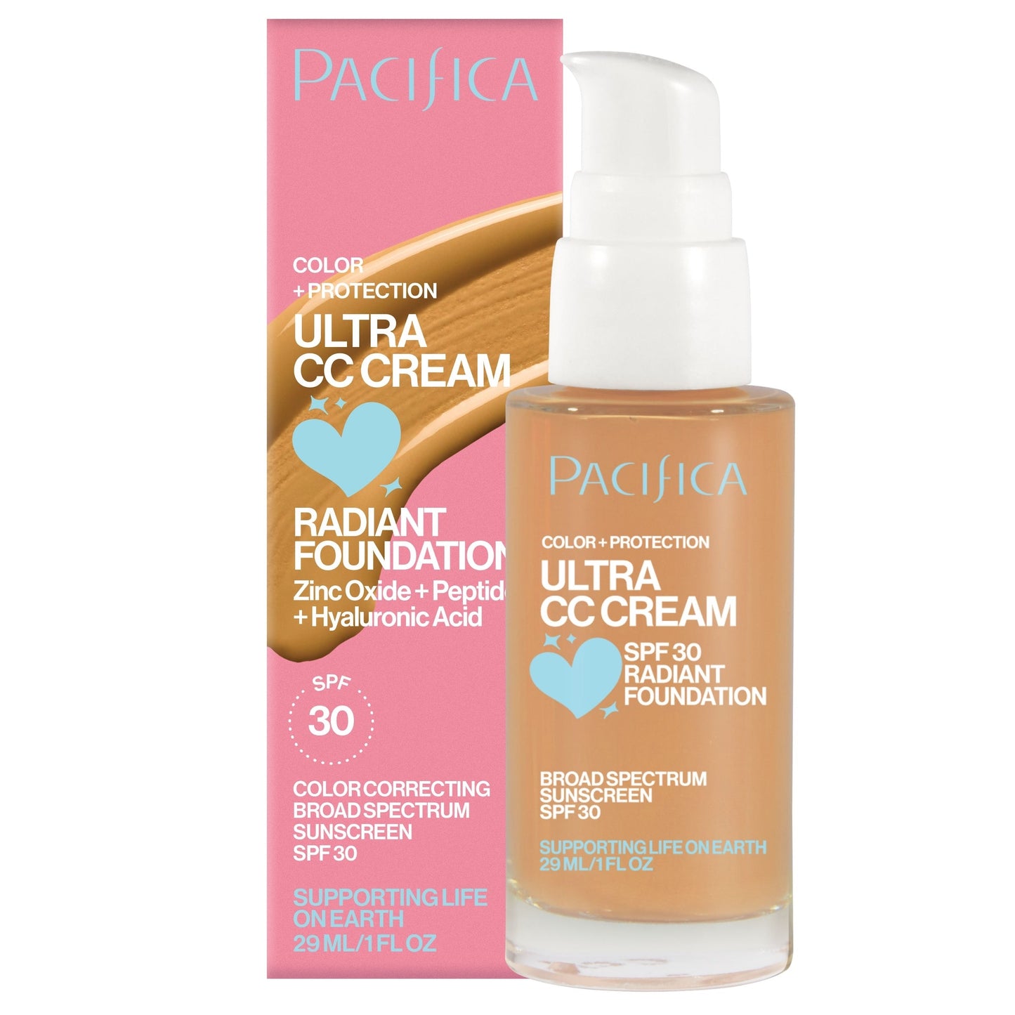 Ultra CC Cream Radiant Foundation SPF30 - Makeup - Pacifica Beauty