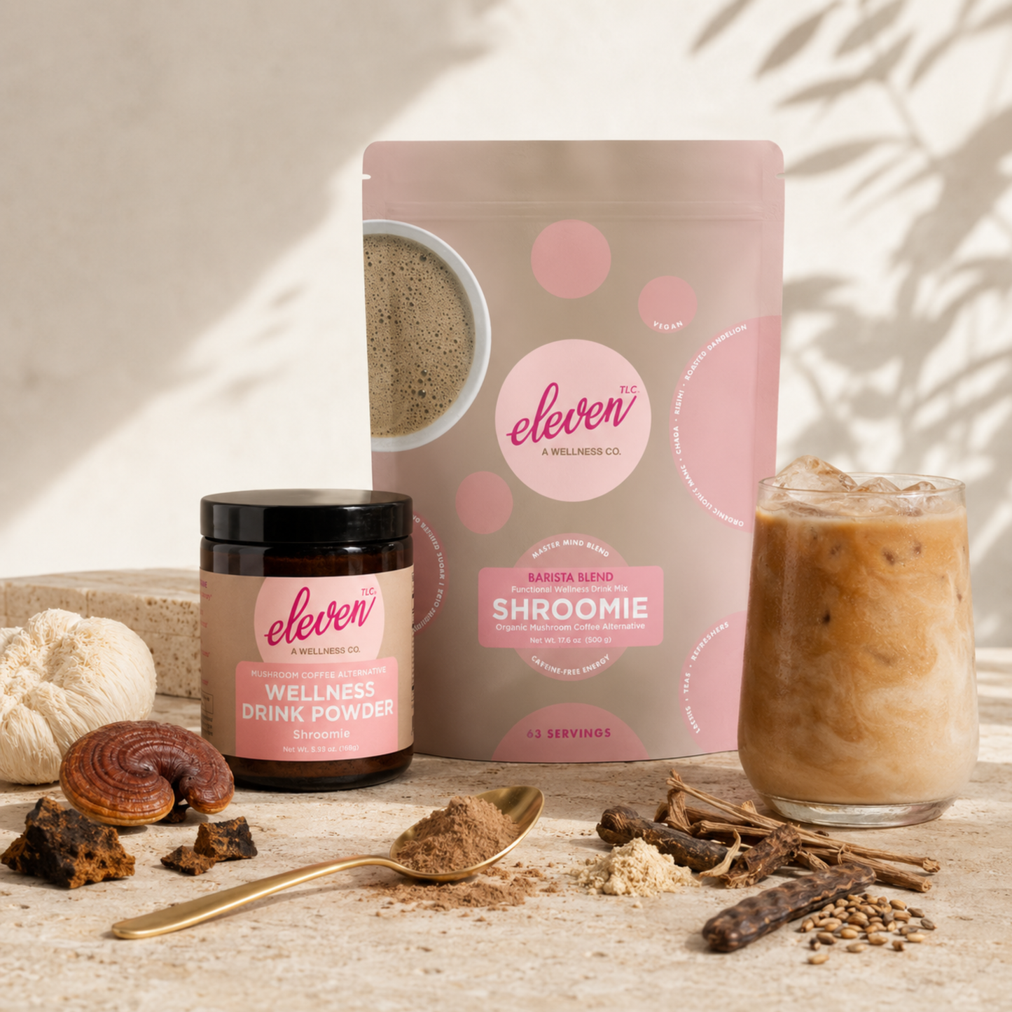 Shroomie 8-Adaptogen Blend | Caffeine-Free Coffee Alternative | 500g Bulk Foodservice