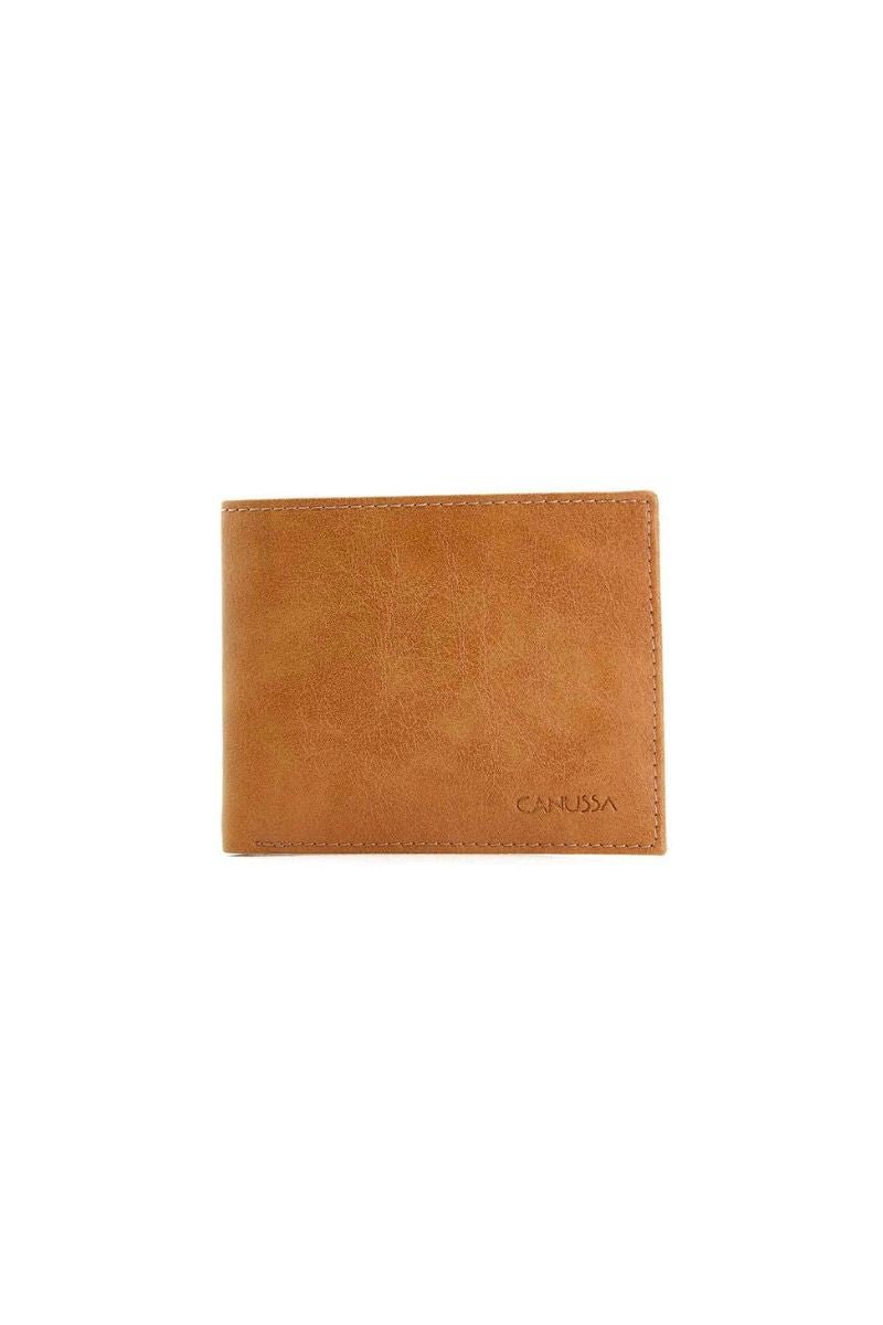 Slim wallet - Camel - Vegan America