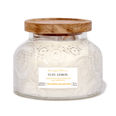 Yuzu Lemon Natural Candle 33oz Rosie Collection Luxury Three Wick - Vegan America