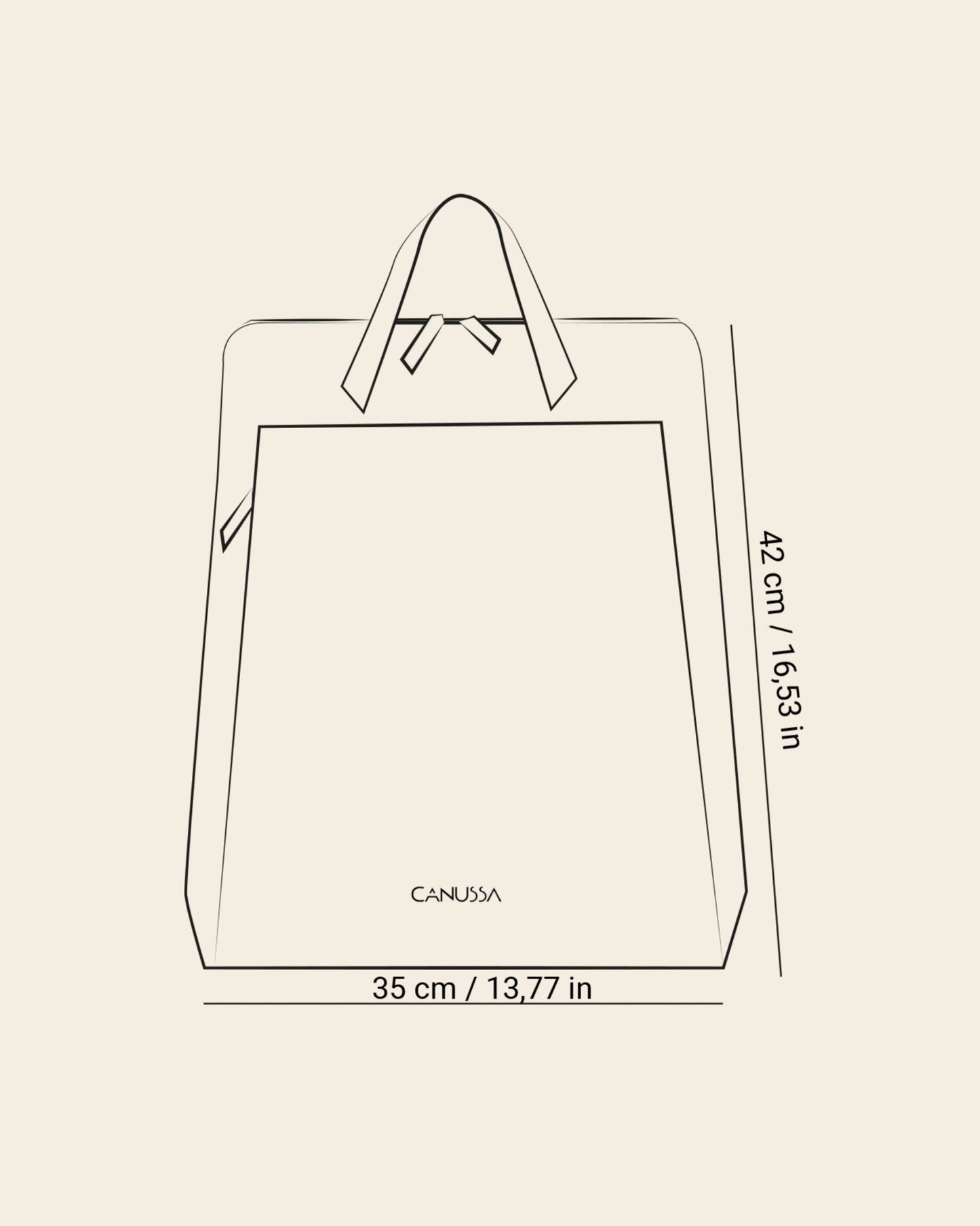 Urban backpack - Brown - Vegan America