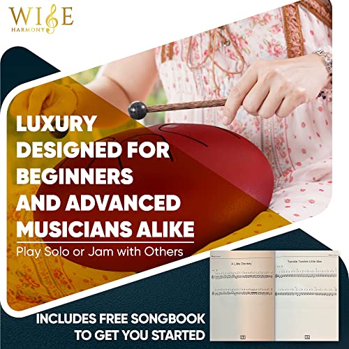 Wise Harmony 6 Inch Steel Tongue Rain Drum
