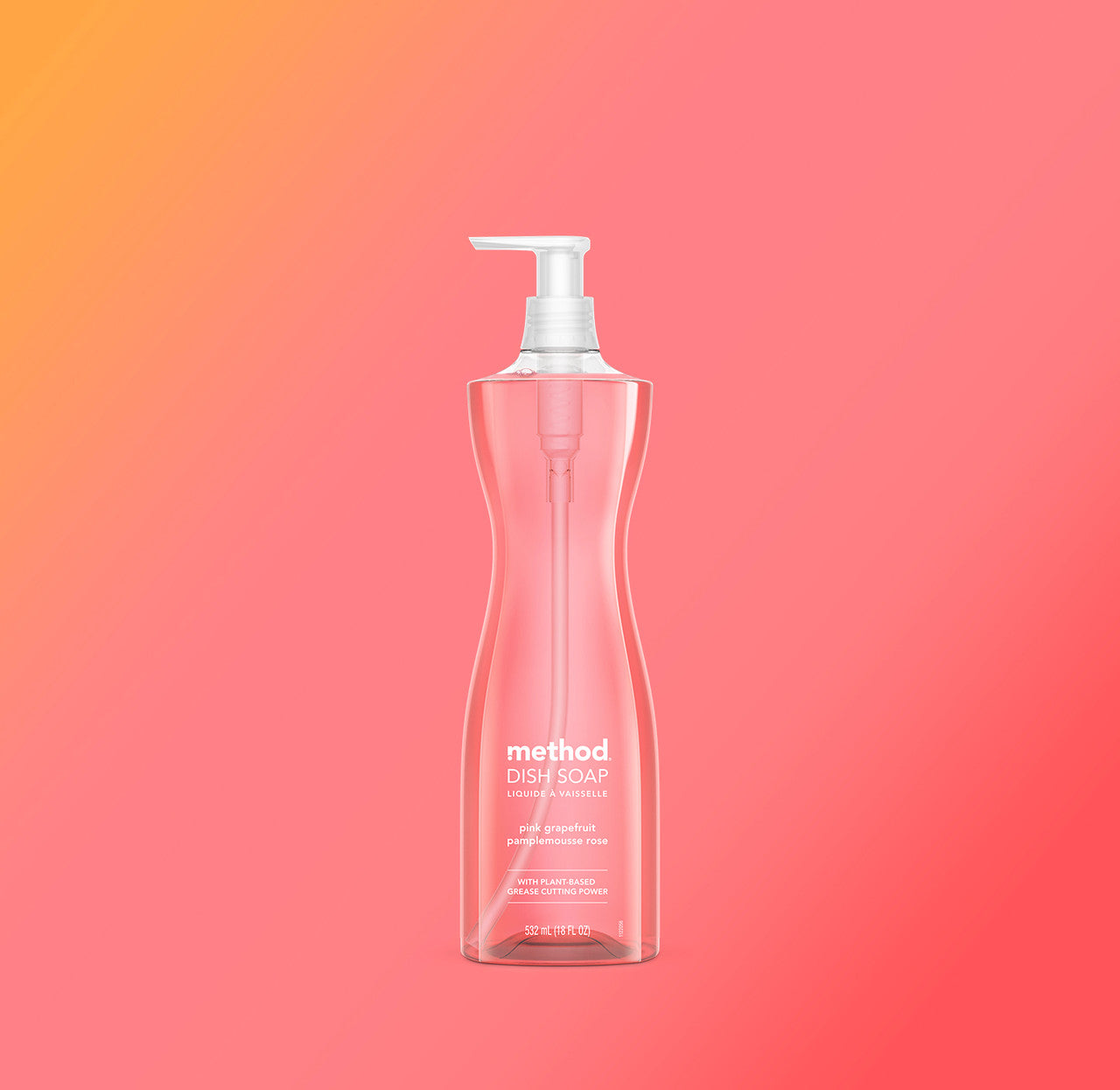 dish soap - pink grapefruit, 18 fl oz