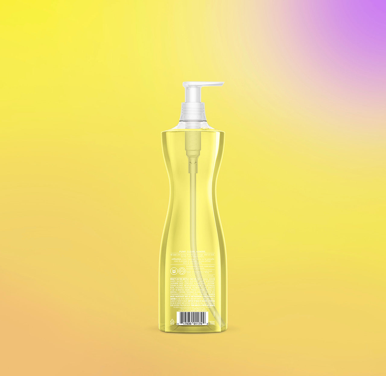 dish soap - lemon mint, 18 fl oz
