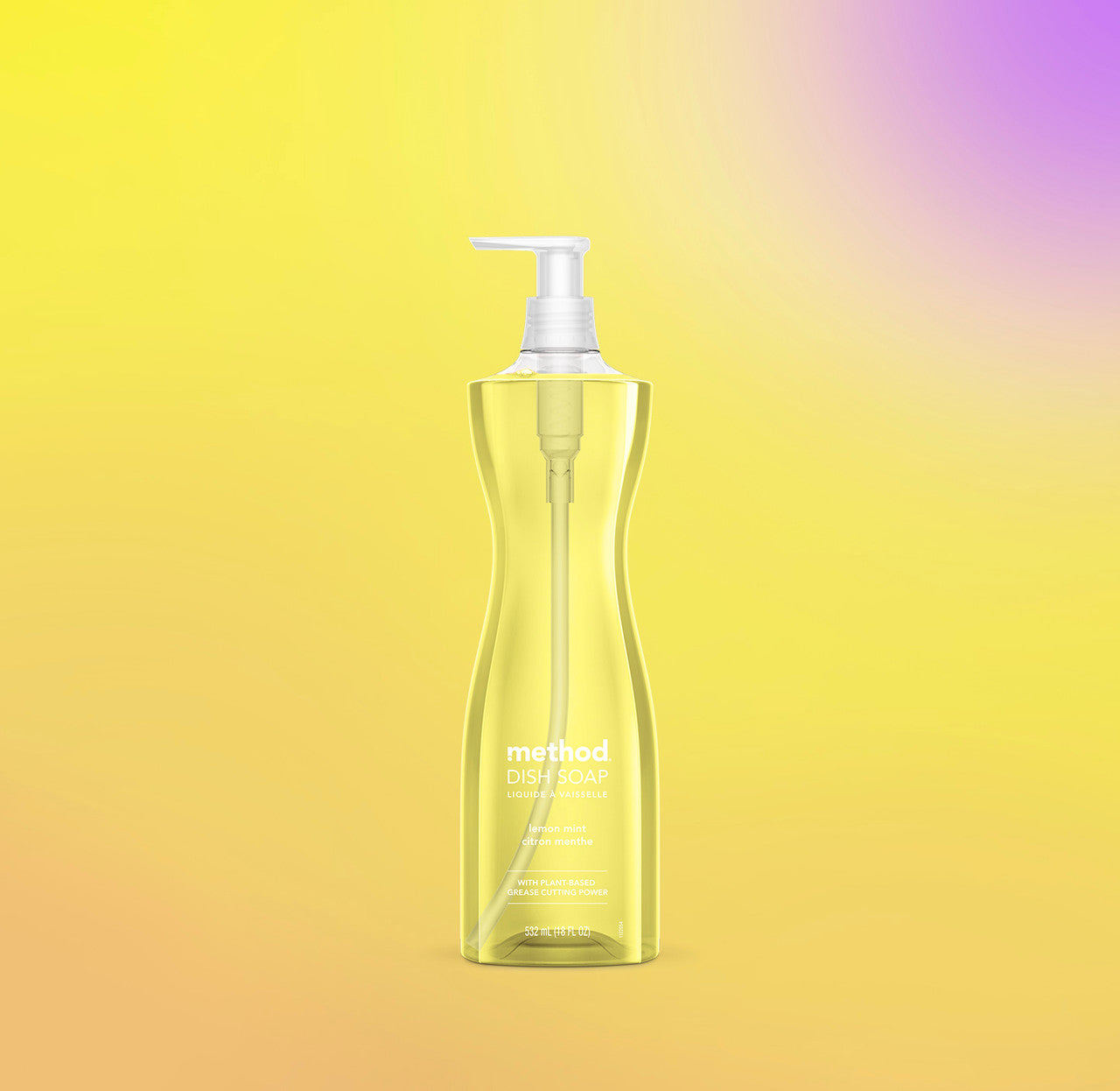 dish soap - lemon mint, 18 fl oz