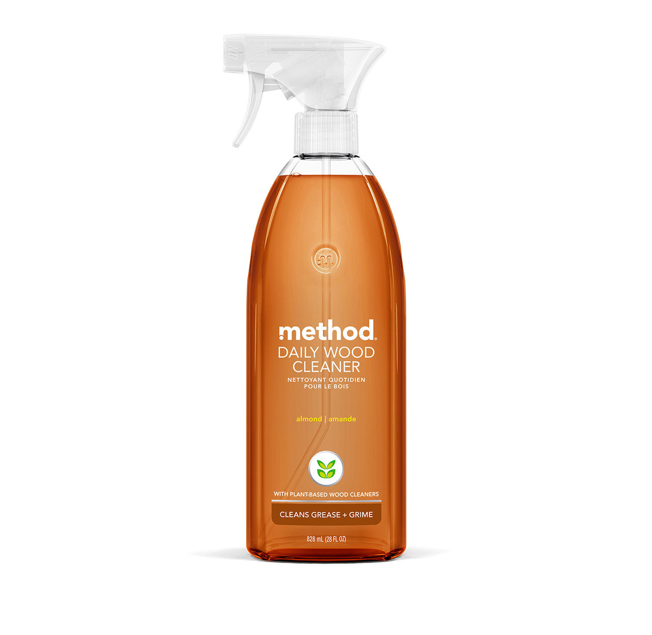 daily wood cleaner - almond, 28 fl oz