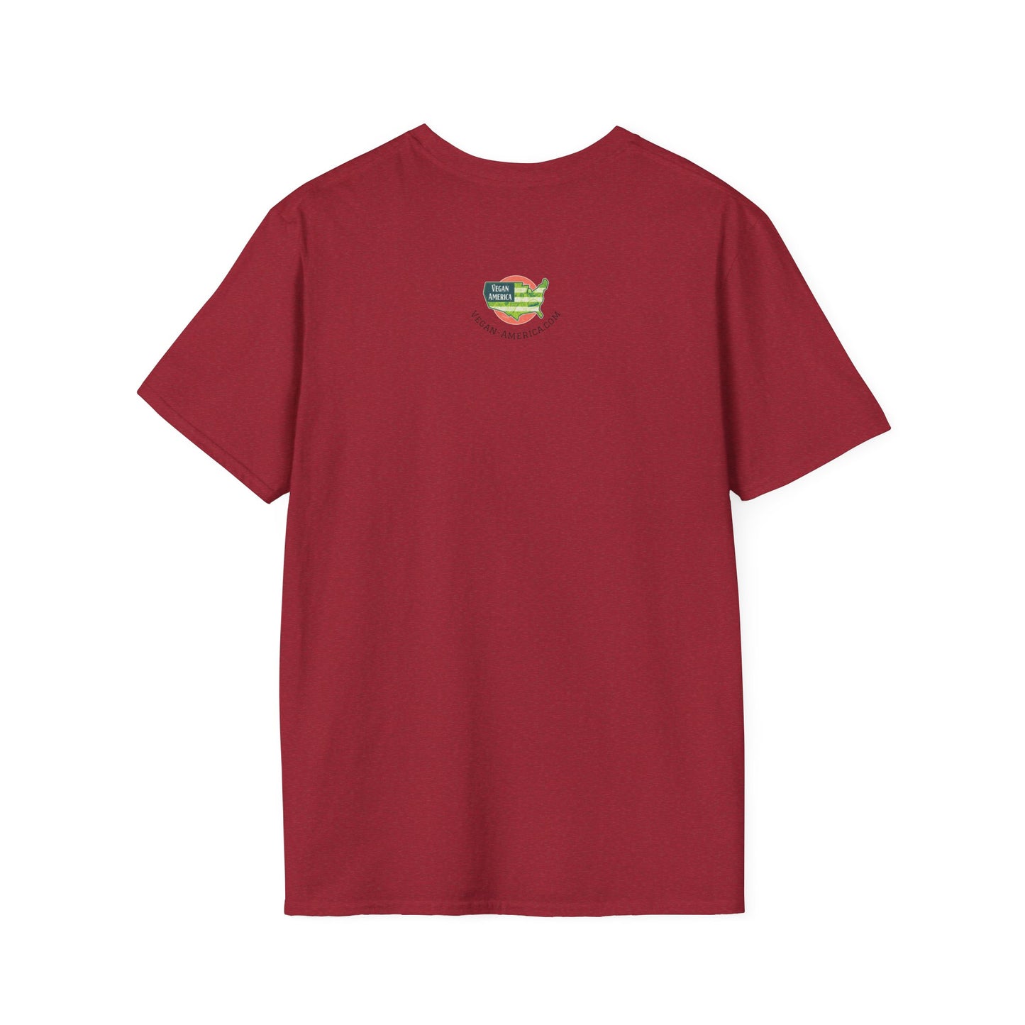 Unisex Vegan America T-Shirt, Eco-Friendly Apparel, Plant-Based Lifestyle Shirt, Perfect Gift for Vegans, Animal Rights Awareness Wear
