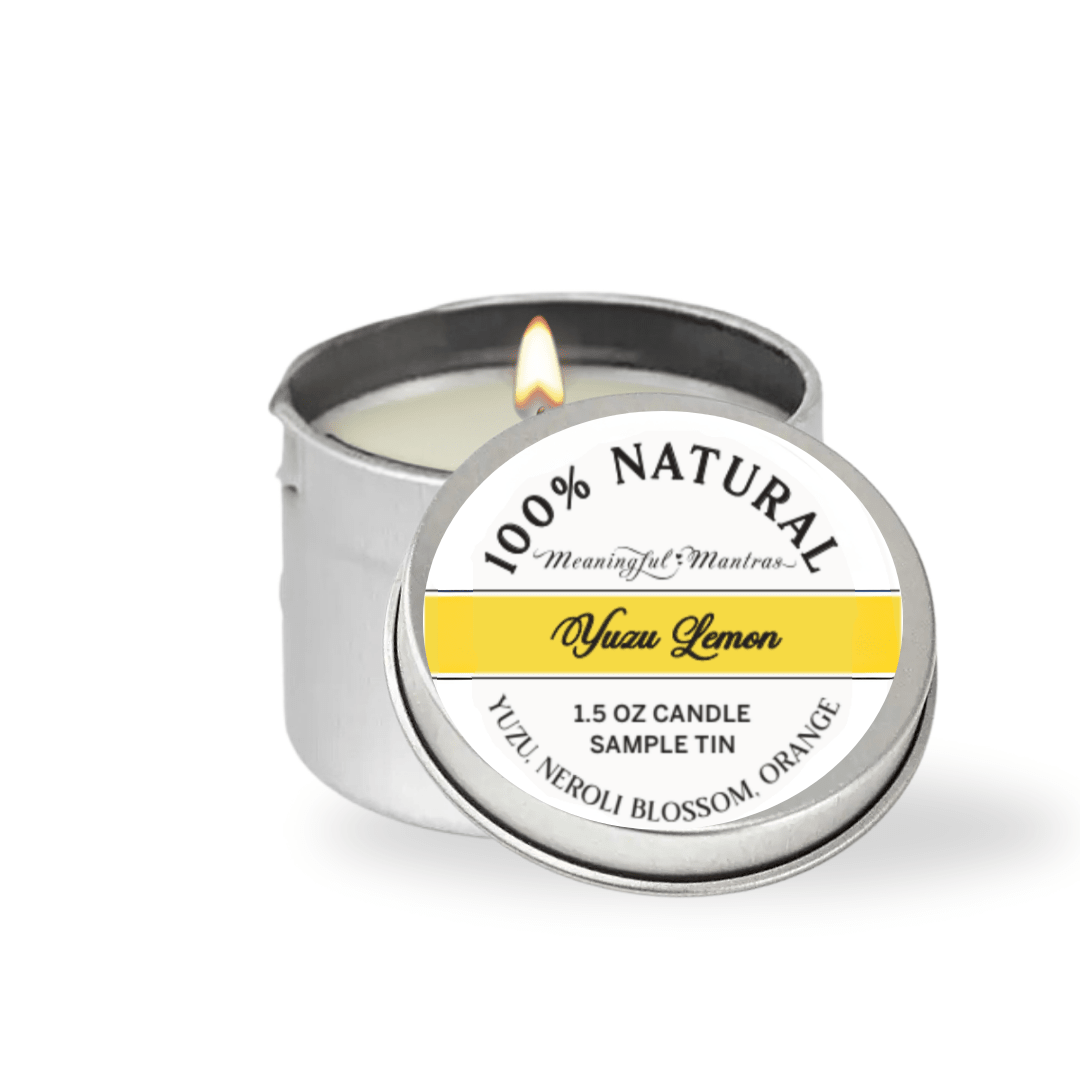 1.5oz Yuzu Lemon Tin Candle - Vegan America